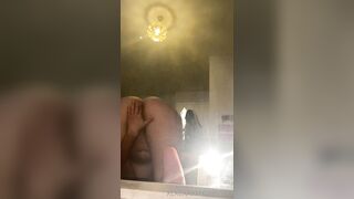 Leah Shorty Masturbating In Front Of Mirror
