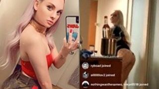 CourtneyySmoke Flashes her Ass to Evan TwitchCon