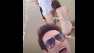 Blowjob in front of whole University Friends