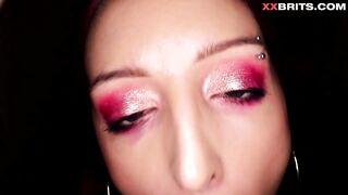 TEEN SCHOOLGIRL SUCKS COCK AND TAKES FACIAL