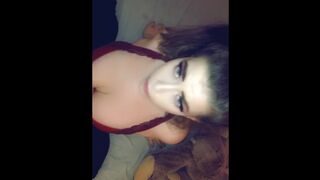 Bratty Stepsis Rides Big Cock Reverse Cowgirl & Fucks Doggy for Big Facial