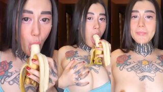 Yoursuccub OnlyFans Banana Sucking Video